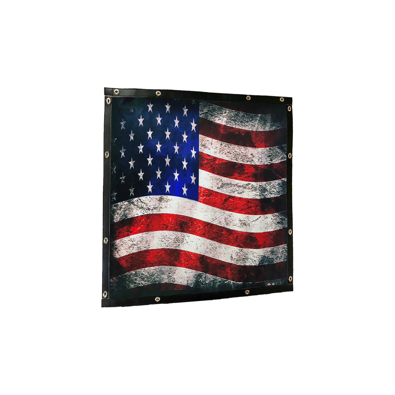 Peterbilt 379 Extended (Long) Hood Premium Old Glory Bug Screen