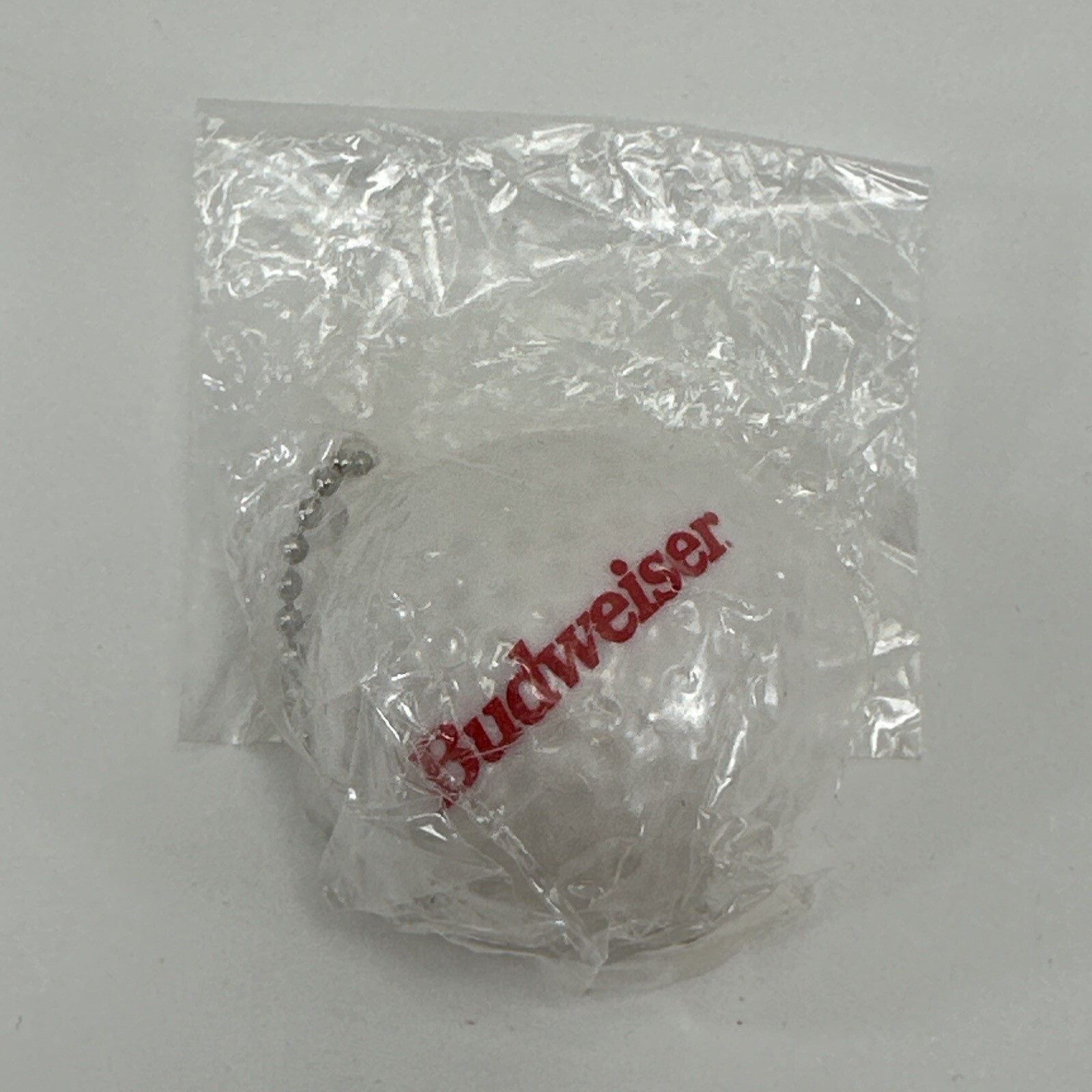 Vintage Budweiser Golf Ball Bottle Opener Keychain New Old Stock