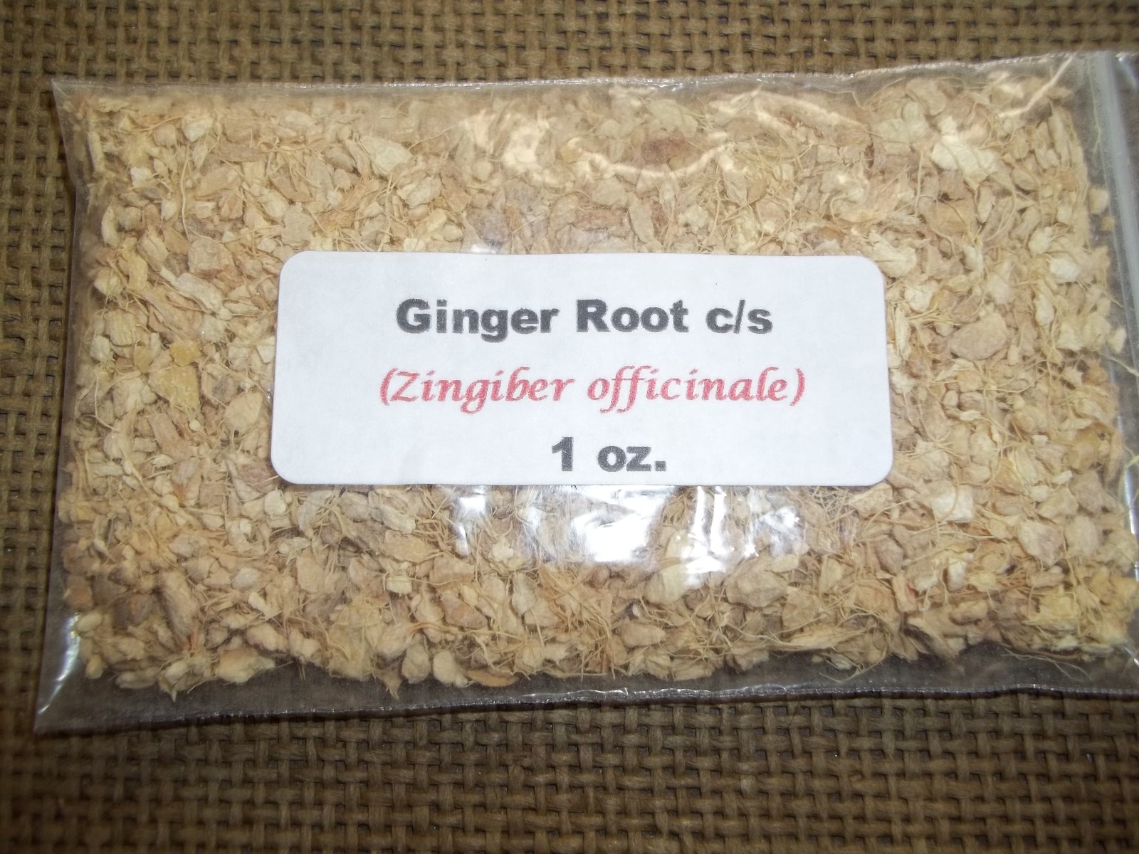 1 oz. Ginger Root c/s (Zingiber officinale)
