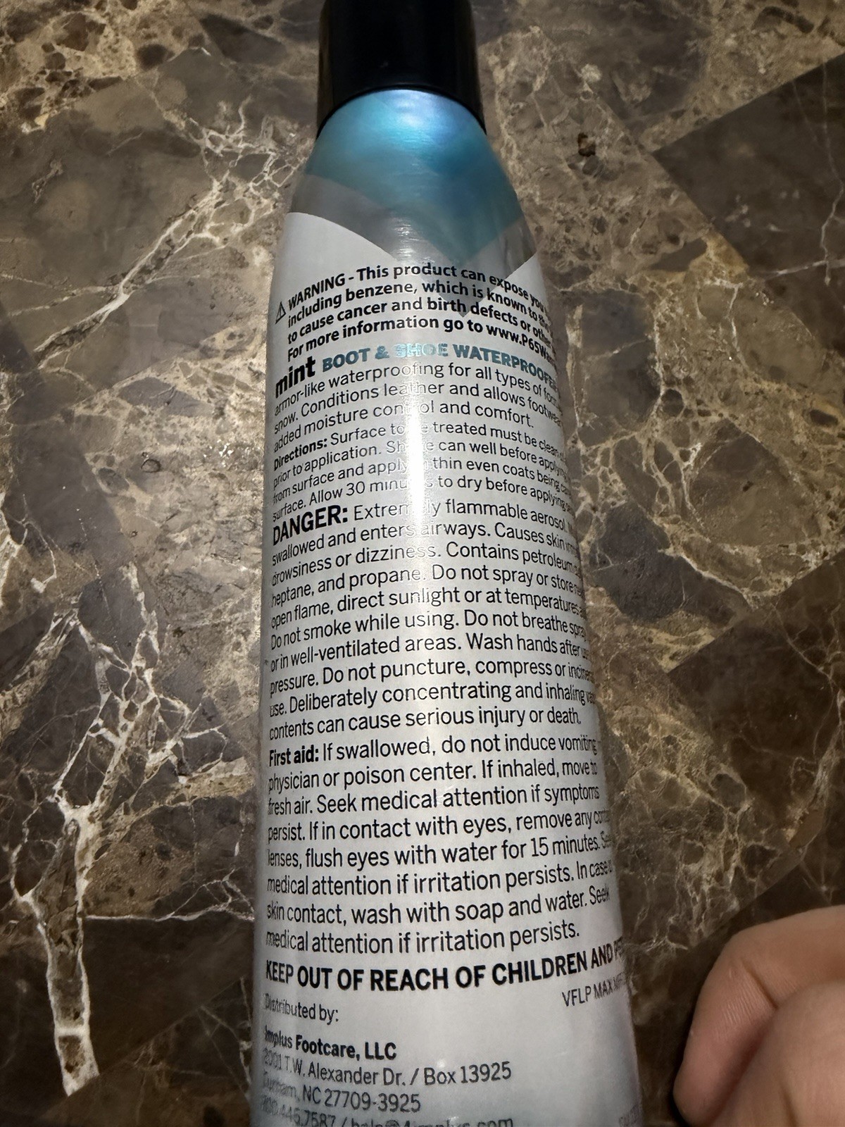 Mint Boot & Shoe Waterproofer 6 oz (170 g)