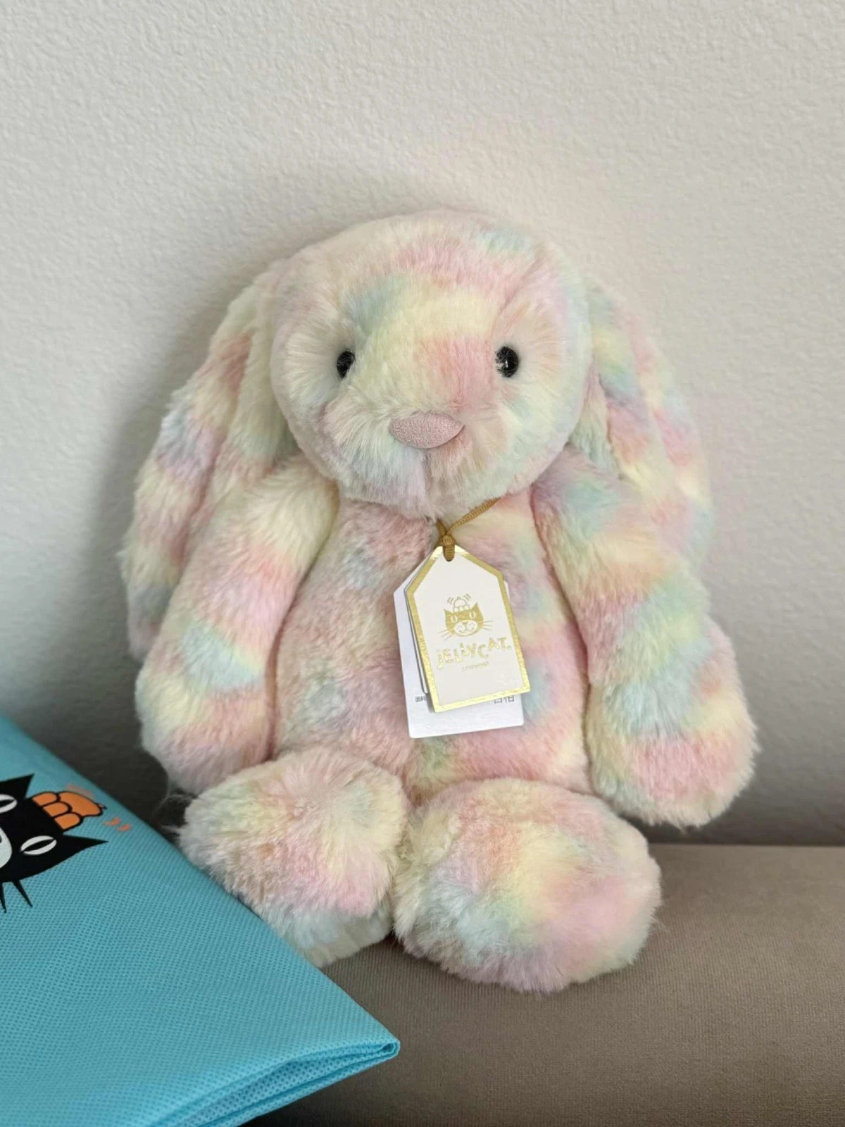 2026 Jellycat Exclusive Medium Lazulia Luxe Bunny Golden Tag BNWT & Dust Bag
