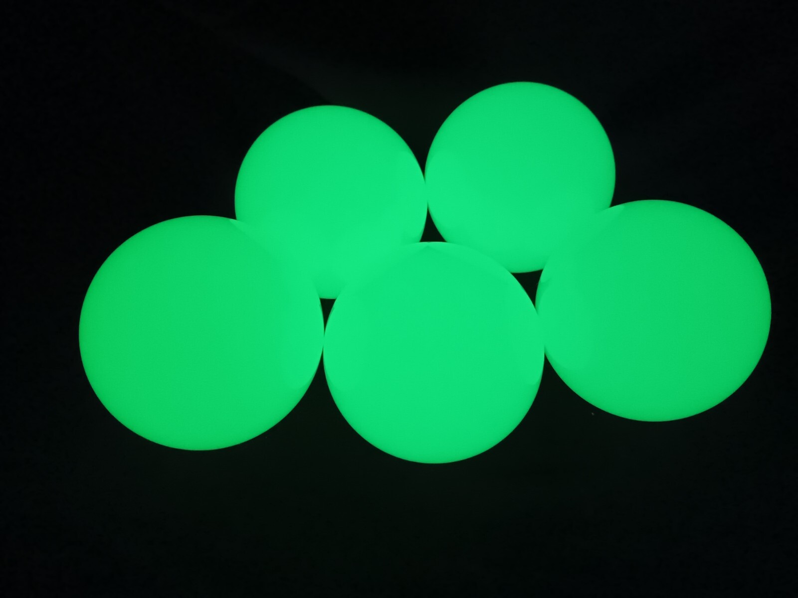 Glow-In-Dark Acrylic Contact Juggling Balls 90mm 1-5 ball set