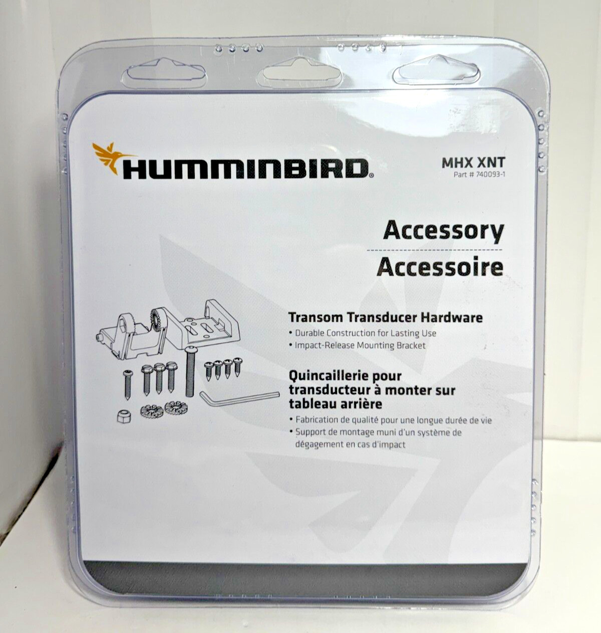 Hummingbird MHX XNT 740093-1 Accessory Transom Transducer Hardware