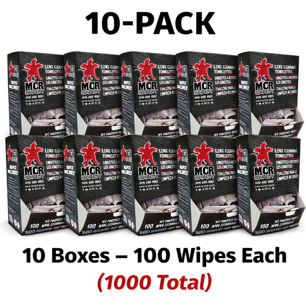 MCR LCT Lens Cleaning Towelettes, 100/Box, 10 Boxes/Case