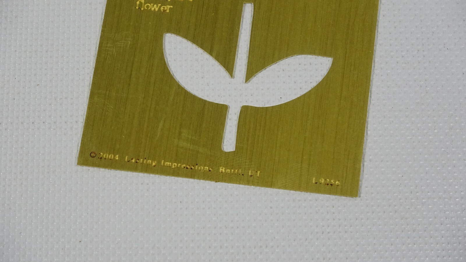Flower Twist Apart Lasting Impressions Stencil Template - 2004