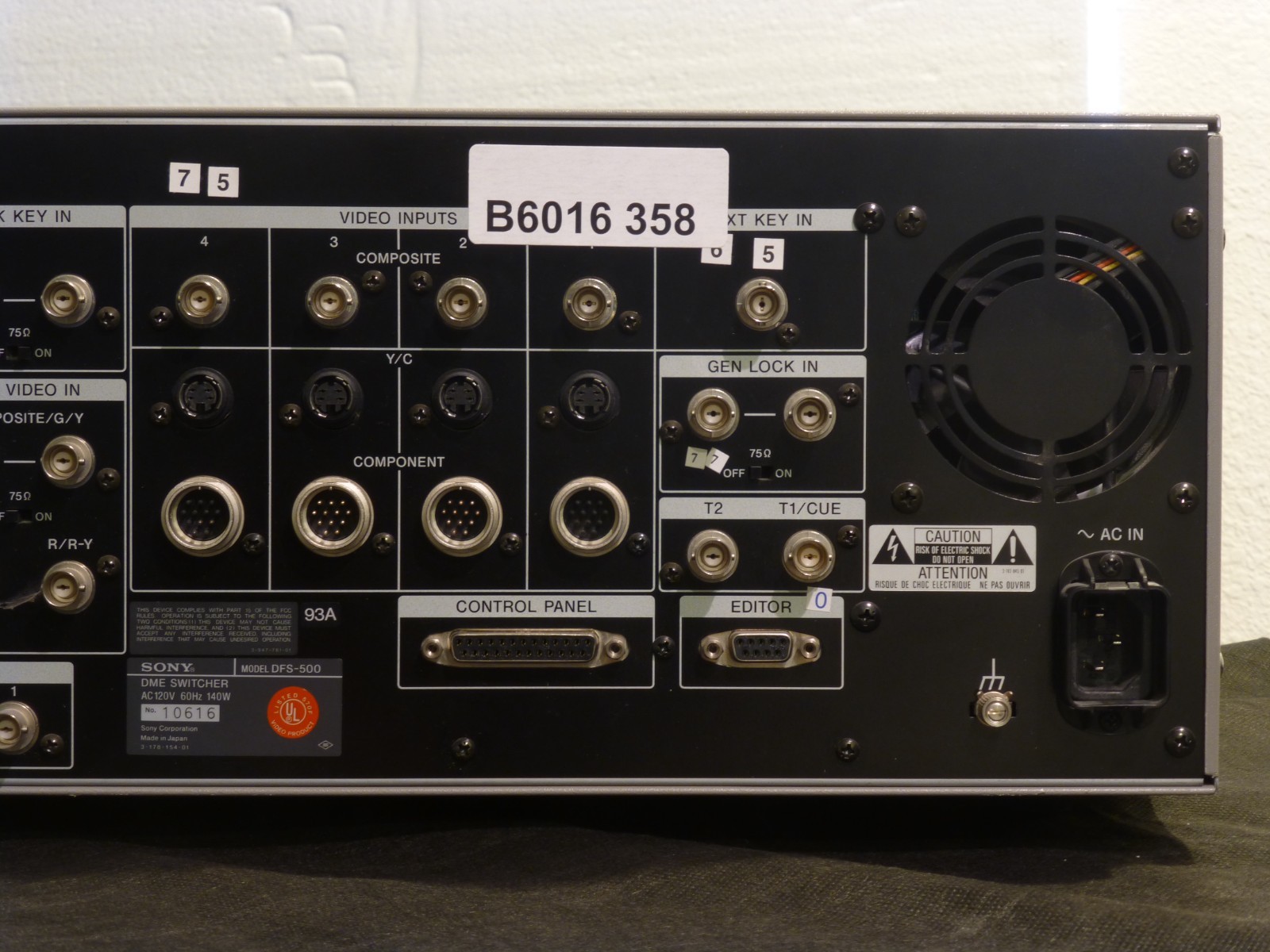 Sony DFS-500 DME Video Swticher with Digital Effects