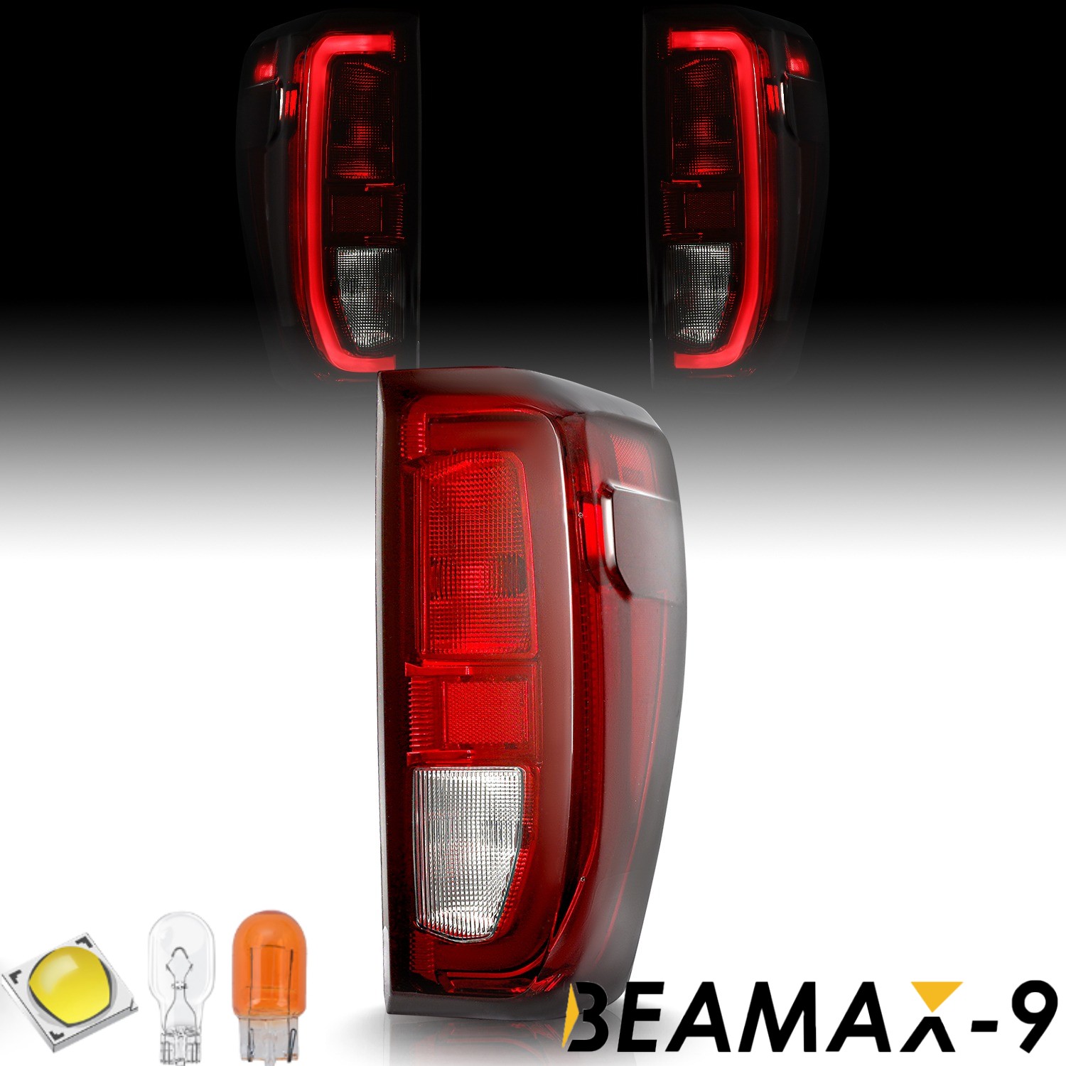 For GMC Sierra 1500 2019-2025 Halogen Tail Light Brake Lamp W/ Bulb - Passenger