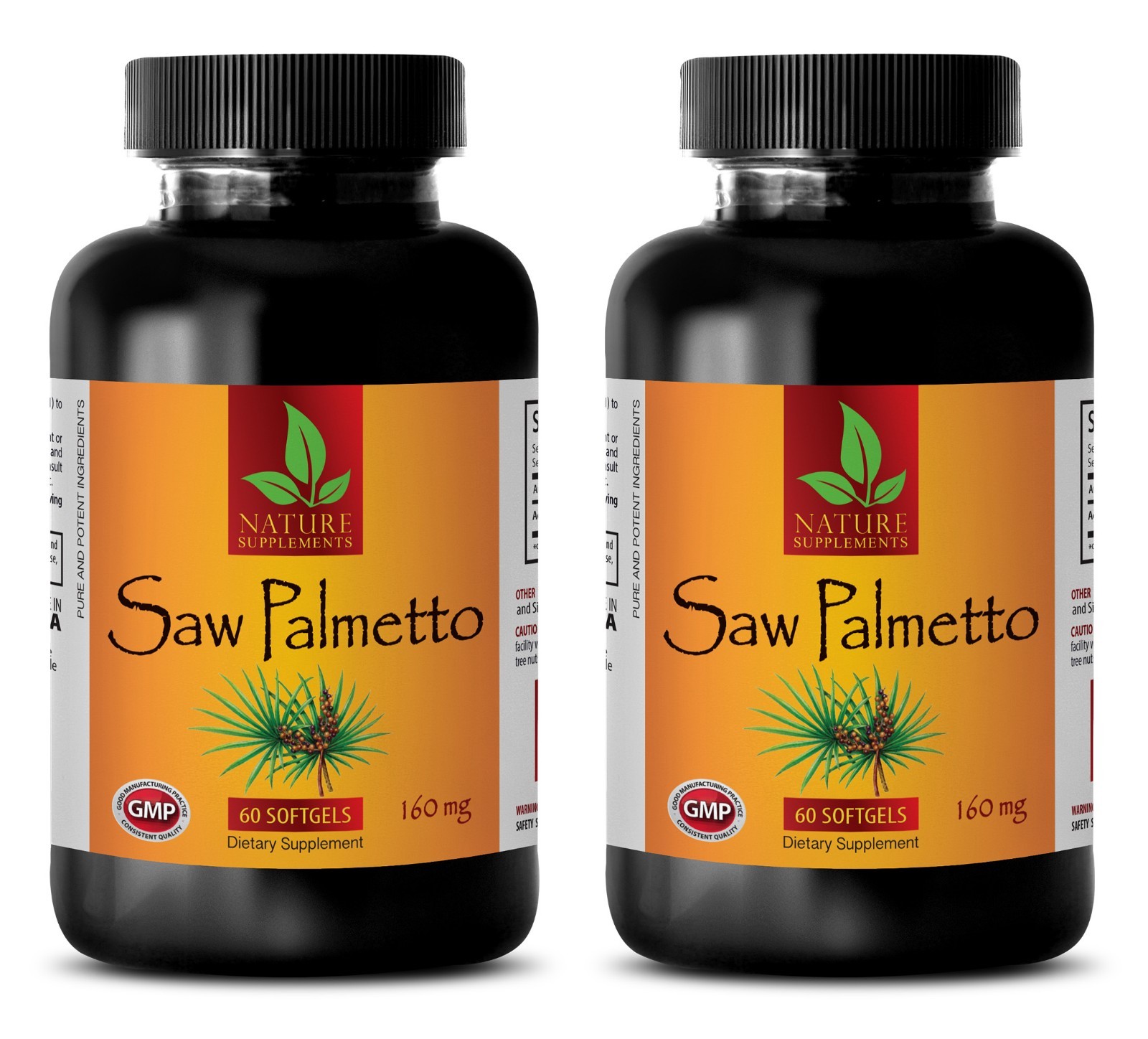 Saw Palmetto 160mg. Maintain a Healthy Prostate (2 Bottles)
