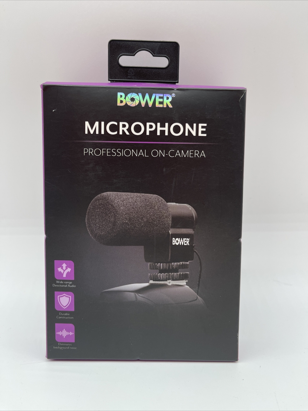 Bower microphone Professional On-Camera Brand New.