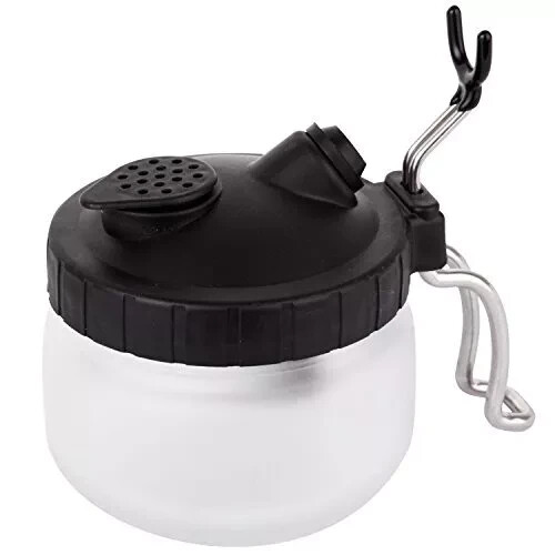 FENGDA AIRBRUSH CLEANING POT WITH BRACKET AIRBRUSH CLEANING POT BD-777A