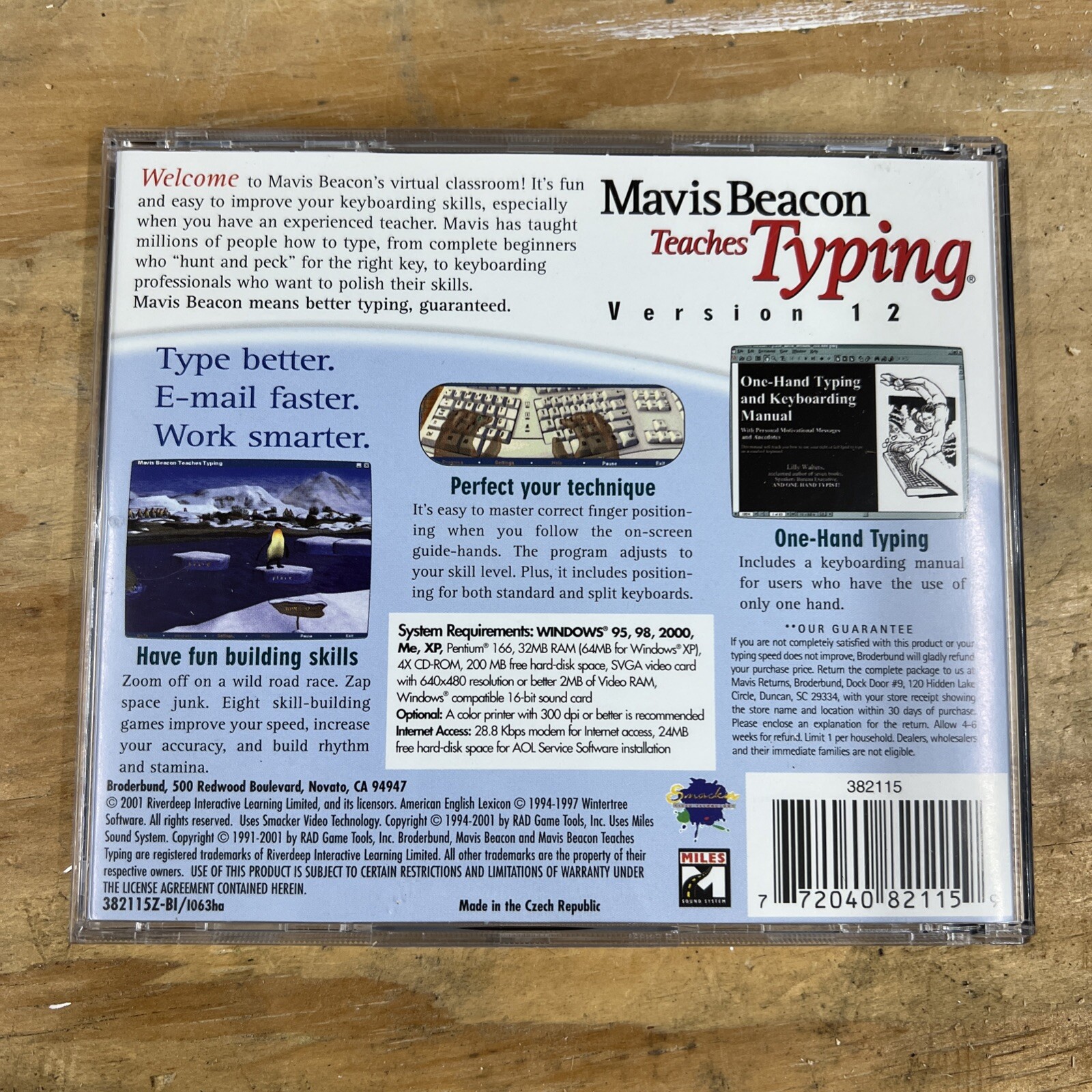 Mavis Beacon Teaches Typing Version 12 - Broderbund 2001