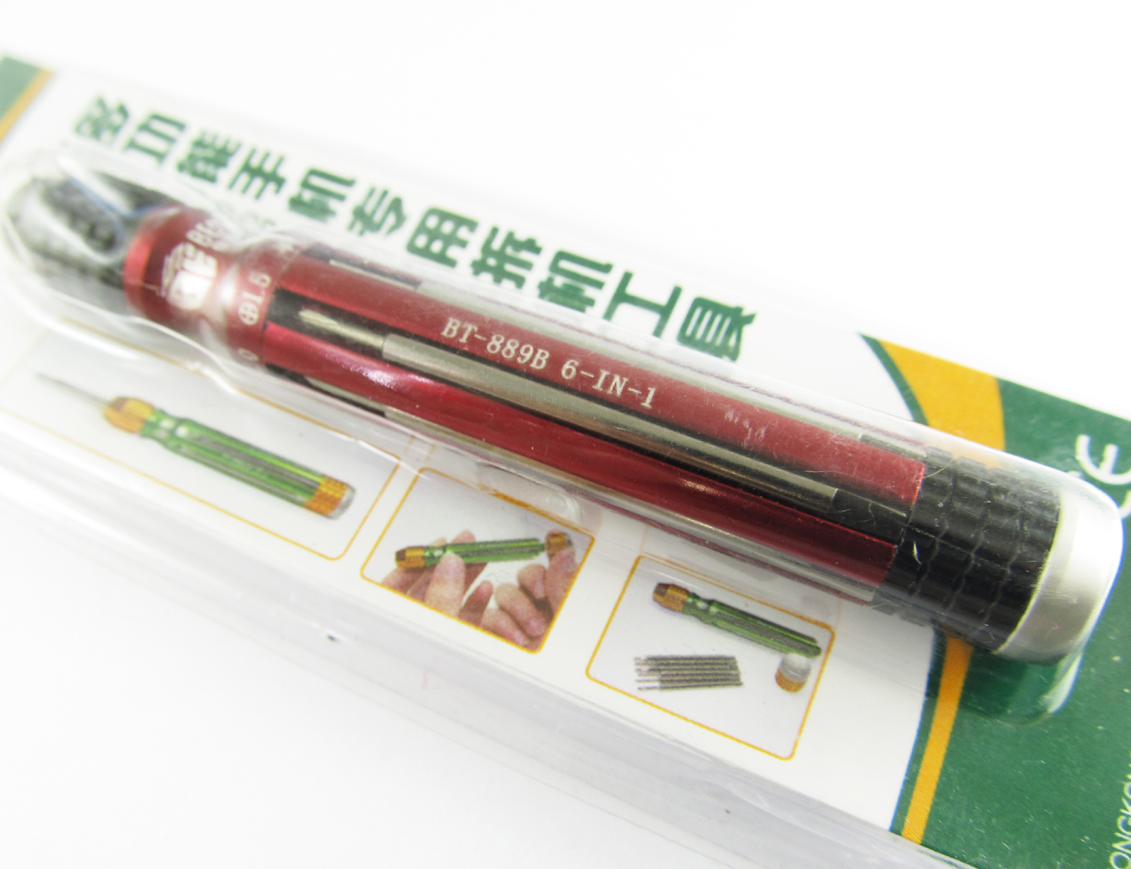 1set Best 889B 6 in 1 Multi-function Kit Set Screwdriver T2/T5/T6/PH000/1.2/Y2.0