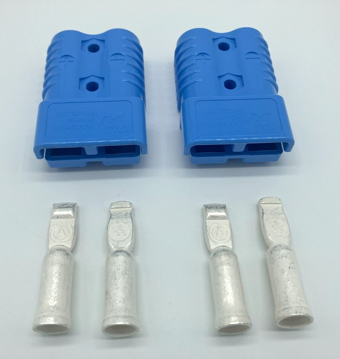 SB175 Blue Anderson Connector Kit with 1/0 AWG Contacts