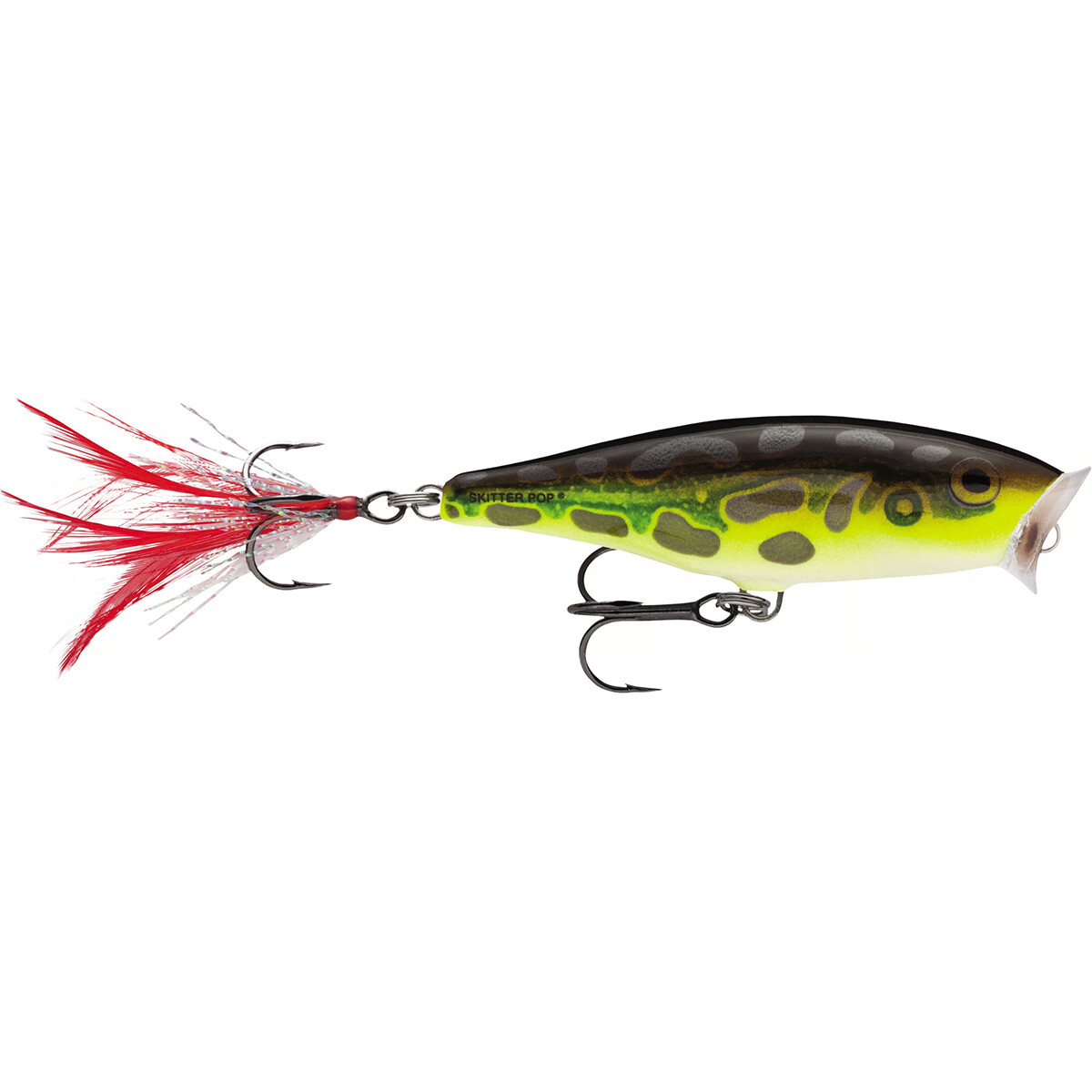 Rapala Skitter Pop 05 Fishing Lure - Lime Frog