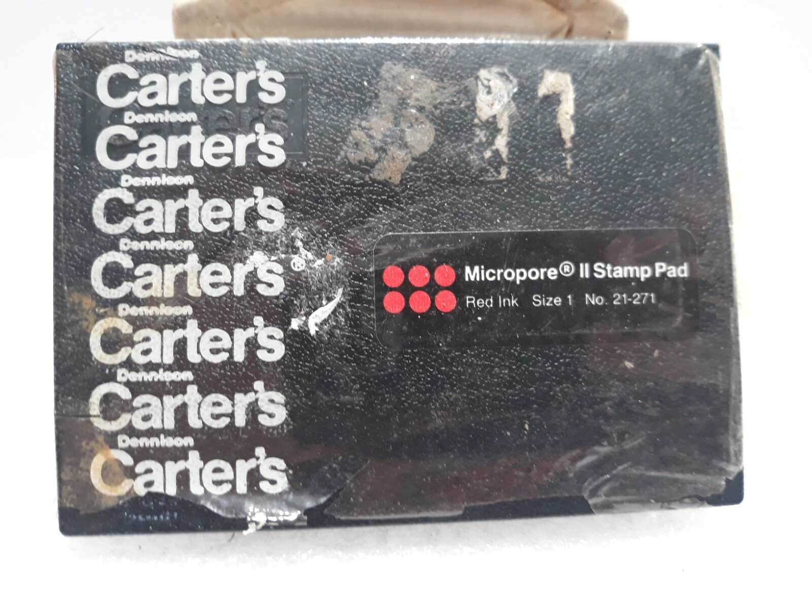 Carter's® Micropore II Stamp Size 1 Red Ink  No 21-271 Red Ink NOS