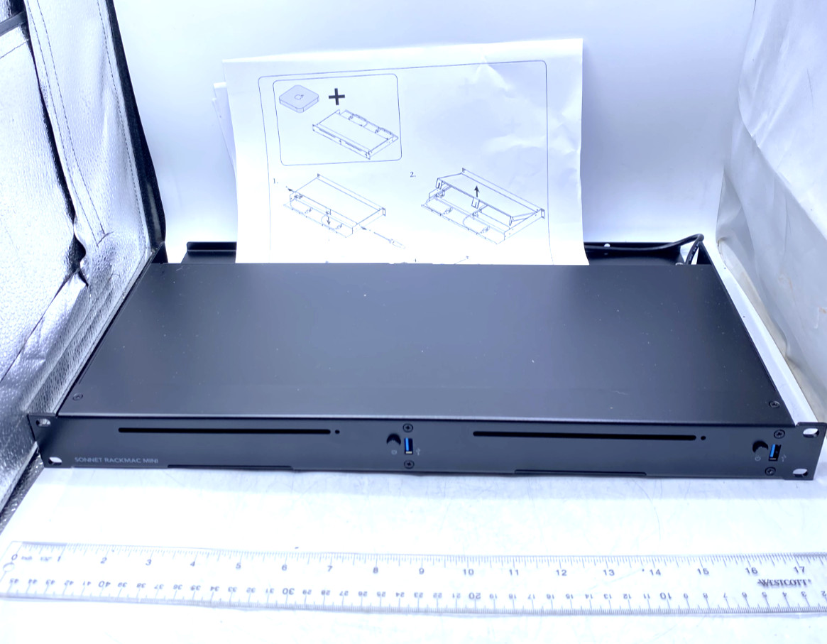 Sonnnet Rackmac MIni Rackmount Enclosure For 2 Mini Mac New