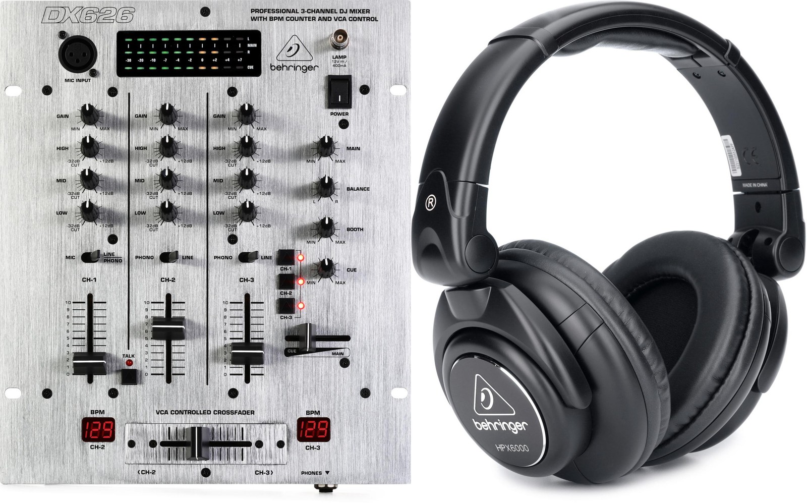 Behringer 0701-AAH86-US1 + Behringer 0402-AAC86-000 Value Bundle