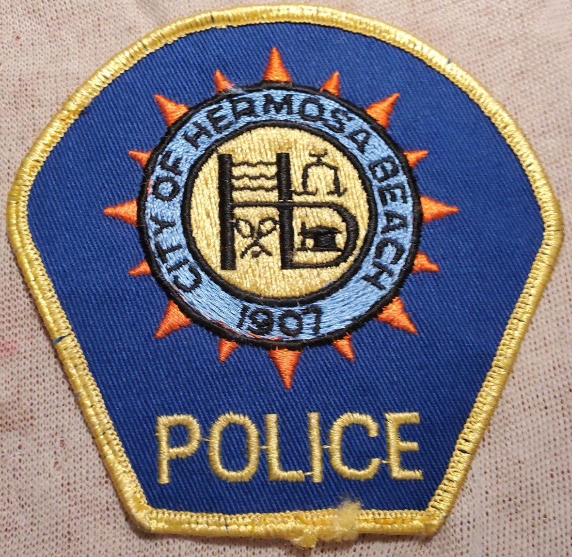 CA City of Hermosa Beach California Police Shoulder Patch