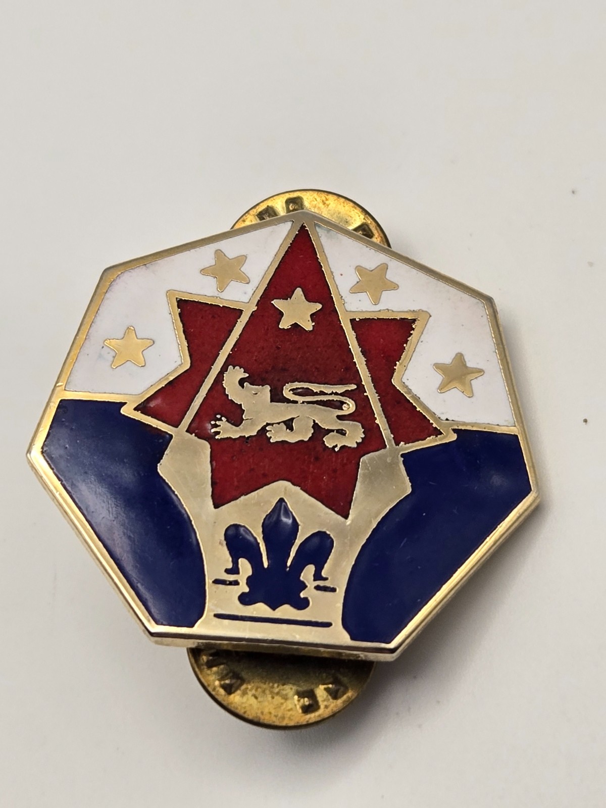 Vintage Army DUI Pin - 7th Corps