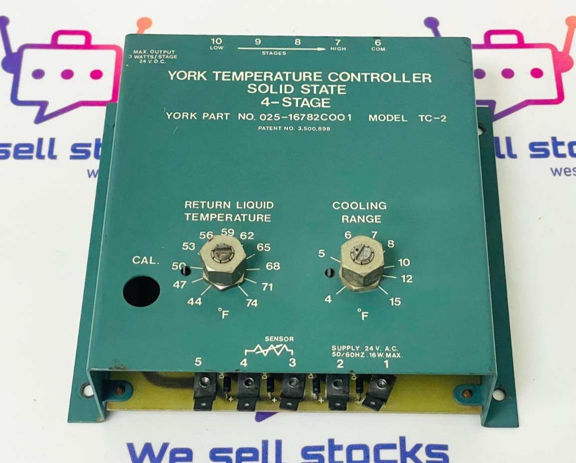 YORK 025-16782C001 Temperature Controller TC-2