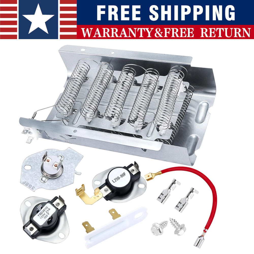 NEW Dryer Heating Element For Whirlpool WED4815EW1 WED4900XW0 Kenmore W10724237