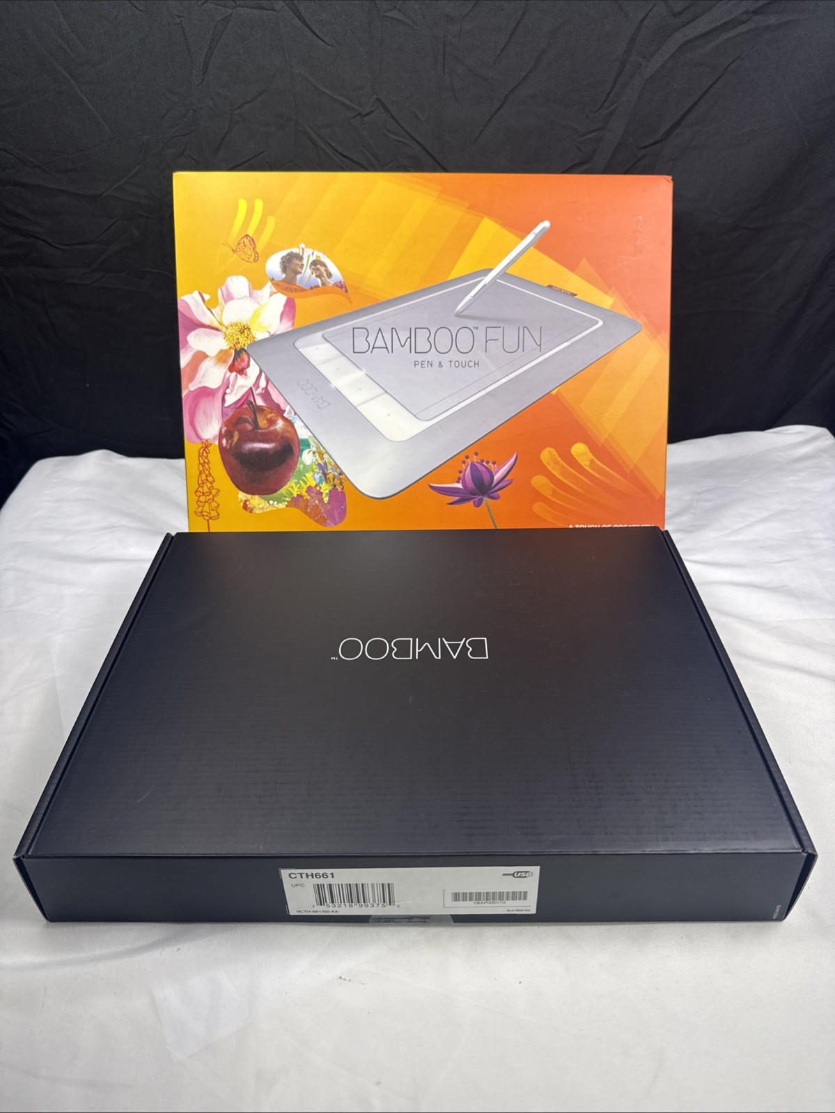 Wacom Bamboo Fun Wired USB Creative Pen & Touch Drawing Tablet CTH-661