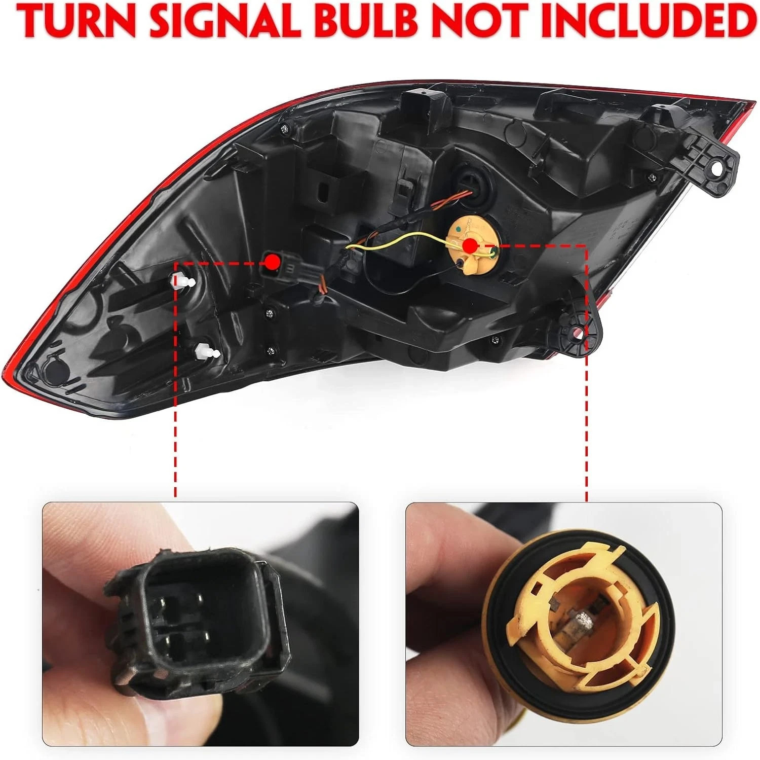 Tail Light for Accord 2018-2021 Outer Taillight Assembly Driver Side (Outer)