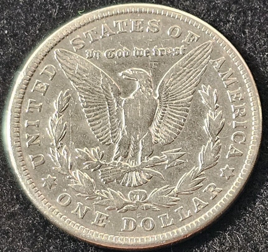 1921 S Morgan Silver Dollar VF condition (#53)