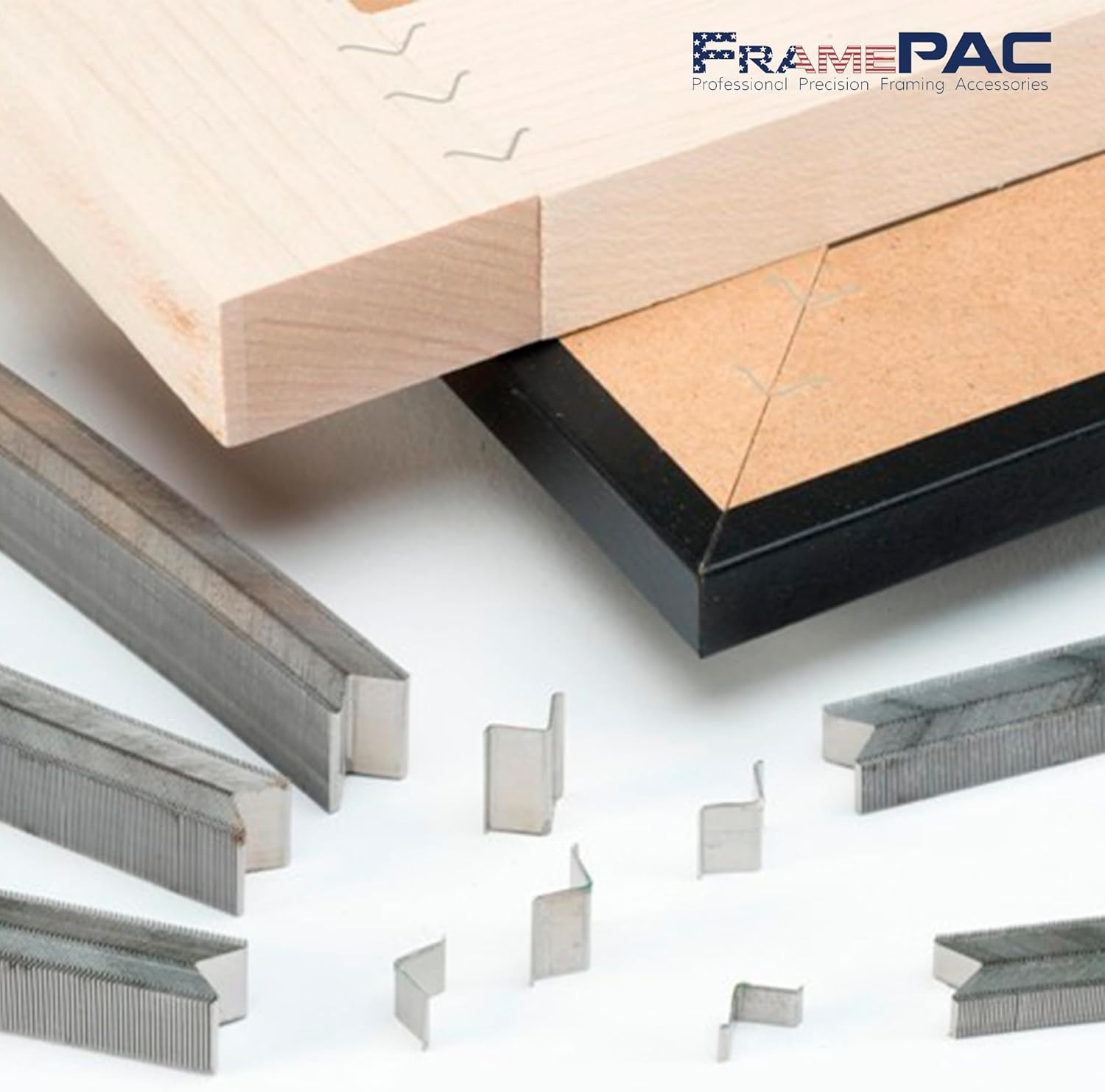 V Nails for Picture Frames 7Mm (1/4 Inch) - 400 Pack, Loose