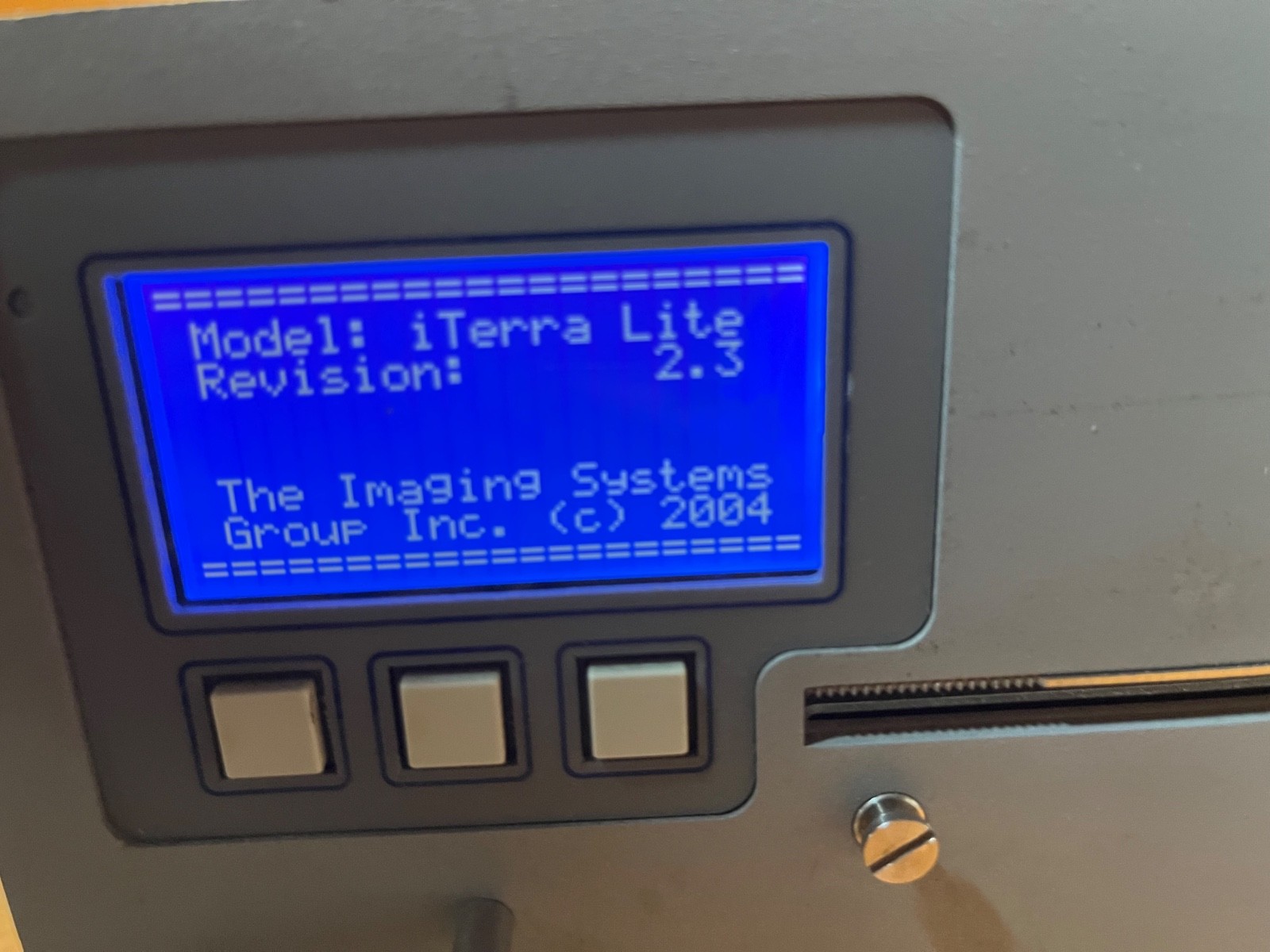 iSys iTerra Lite Printer