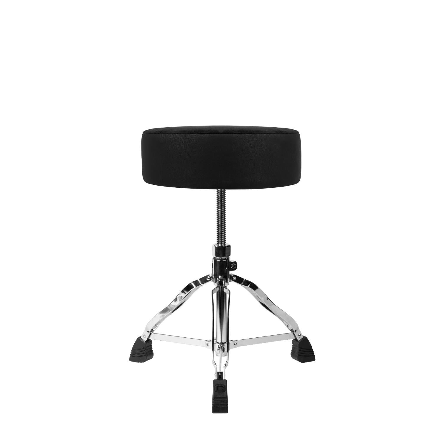 Gator Spindle Round Seat Drum Throne Black