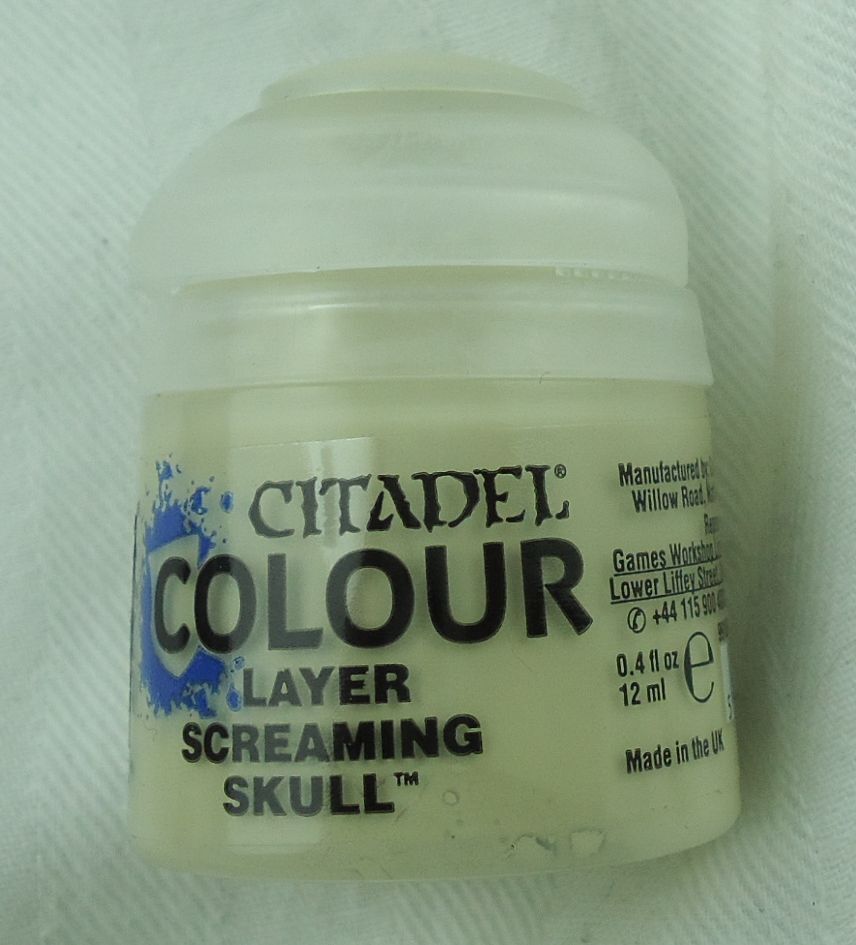 Citadel Layer Screaming Skull Acrylic Paint by Games Workshop GAW22-33