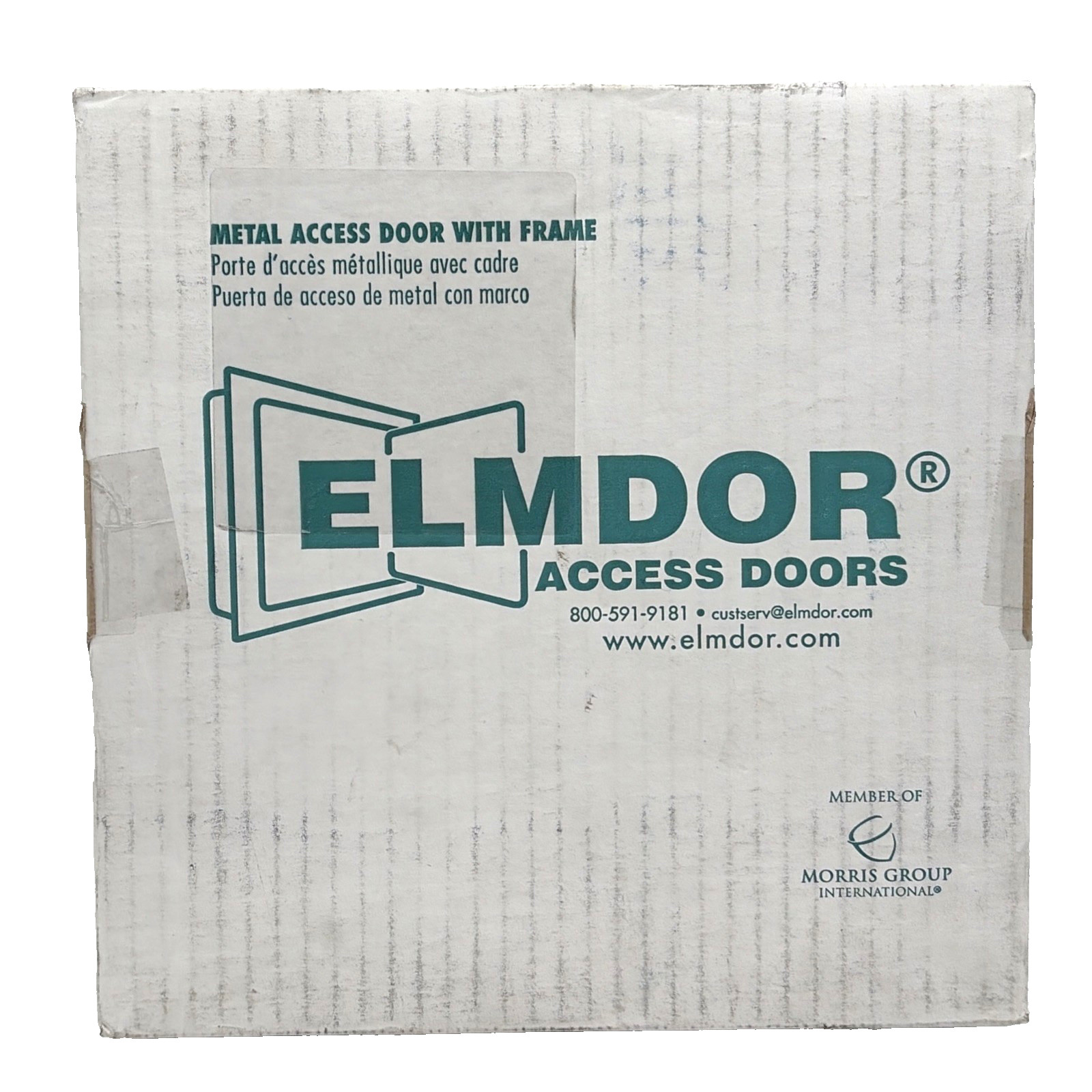 Elmdor DW8X8PC-SDL 8x8 Drywall Access Door Prime Coat Screwdriver Latch
