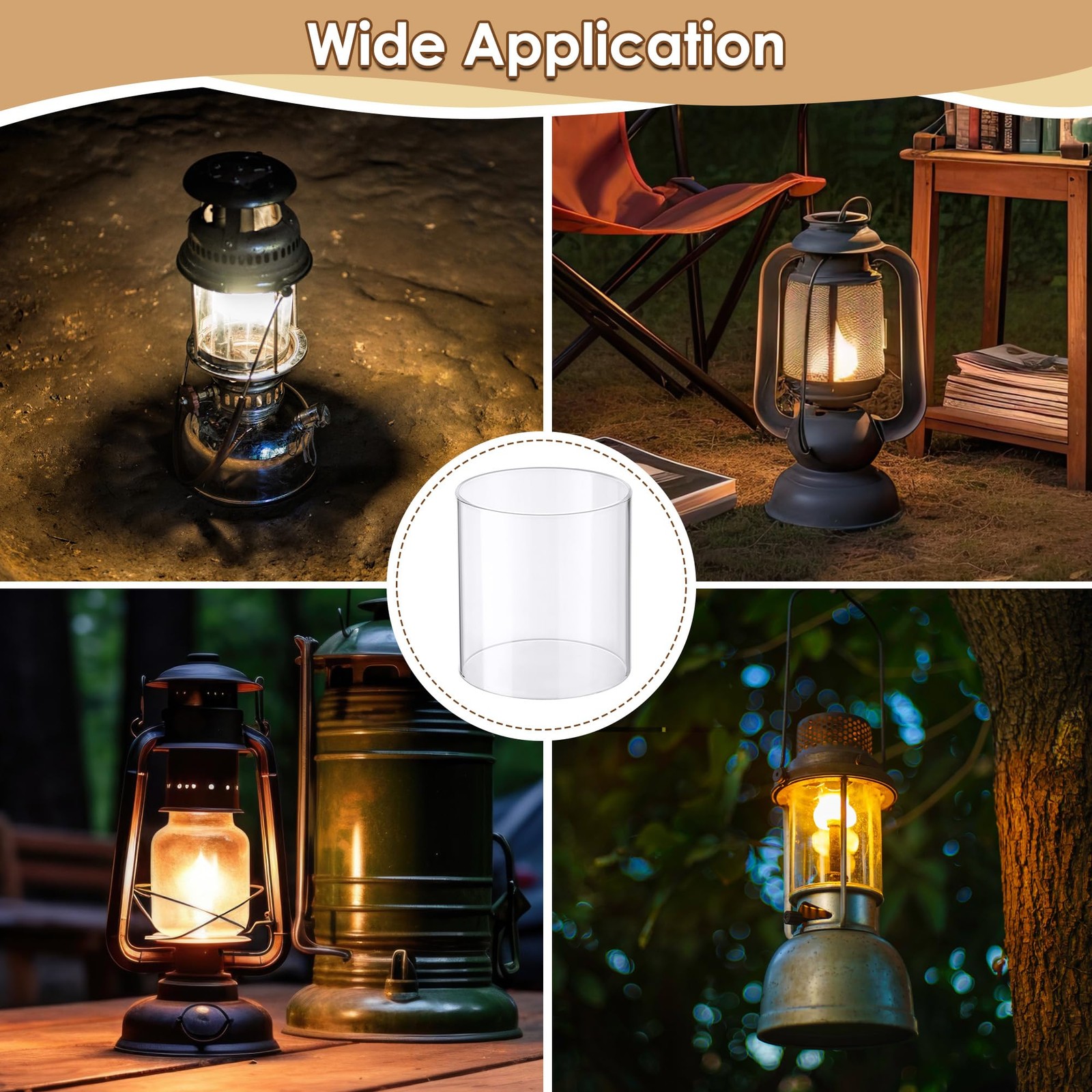 Clear Replacement Globe for Coleman Propane Lanterns - Outdoor Camping Essential