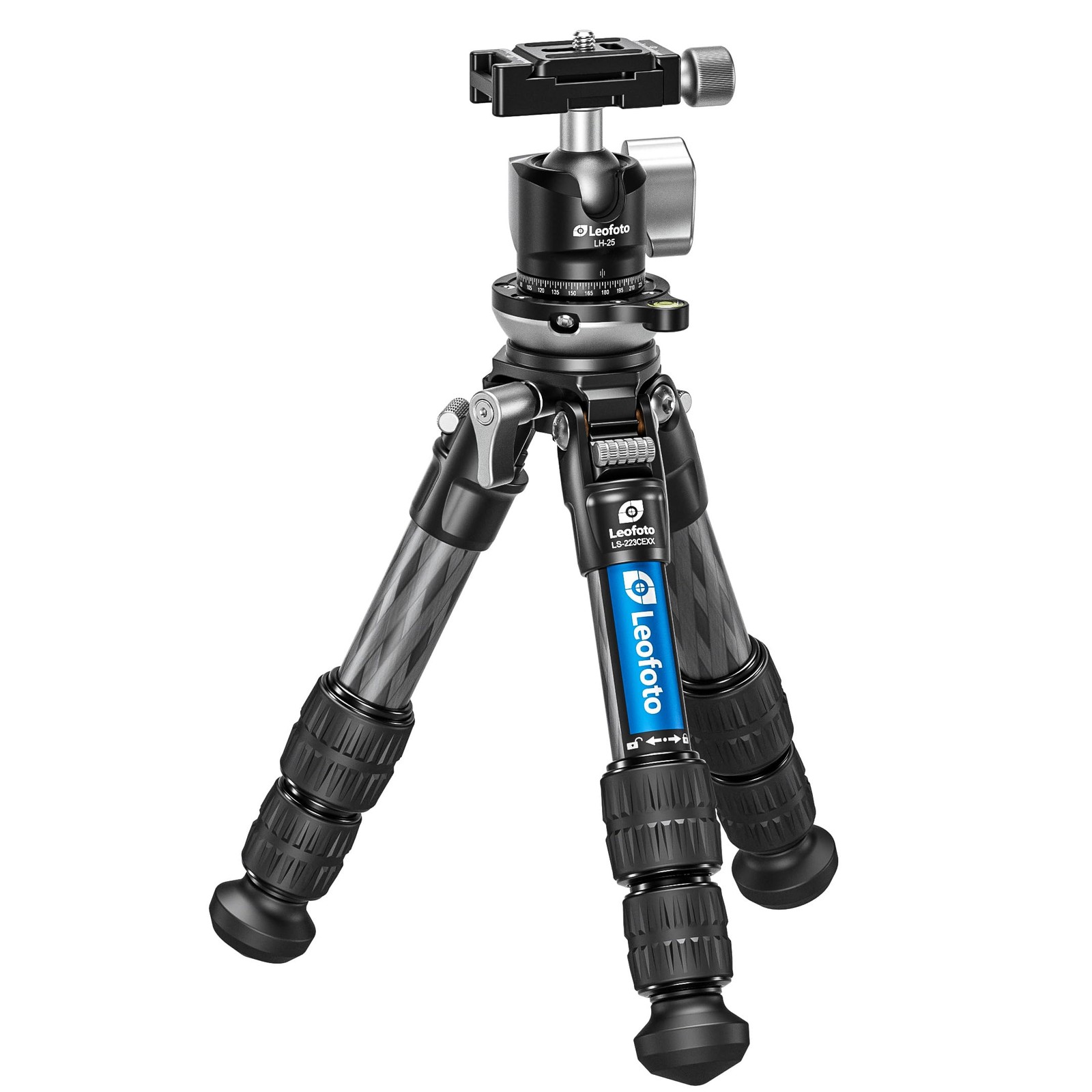 Leofoto LS-223CEXX Tabletop Tripod w/Built-in Leveling Head, Ranger Series