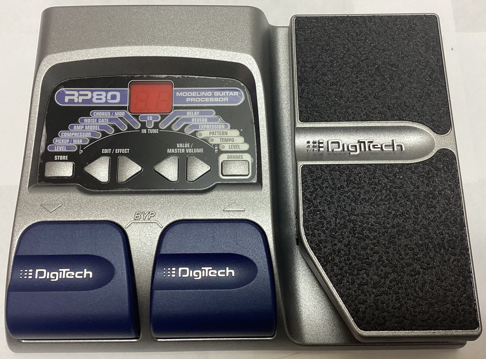DigiTech RP80 Multi Effects Pedal Modeling Guitar Processor w/ Power Supply Box