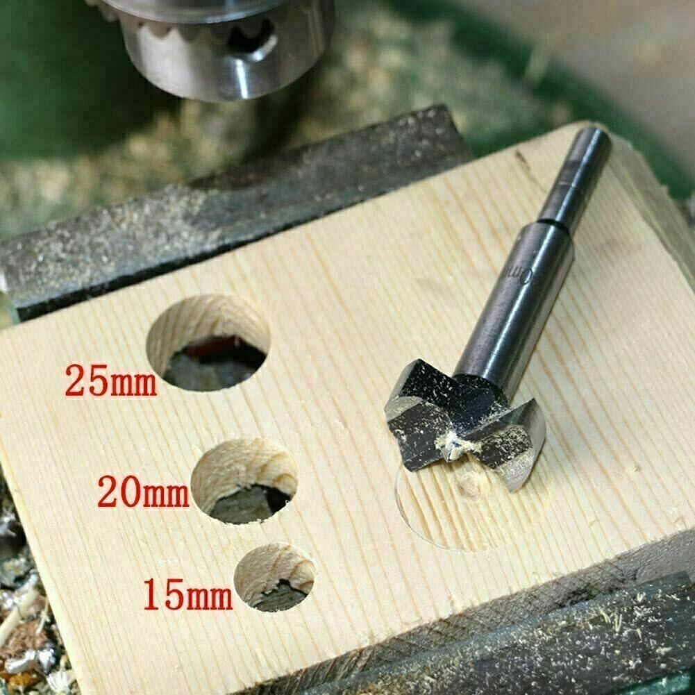 Drill Bit Set - Forstner 5 piece Professional Woodworking Drill Bit Set - New