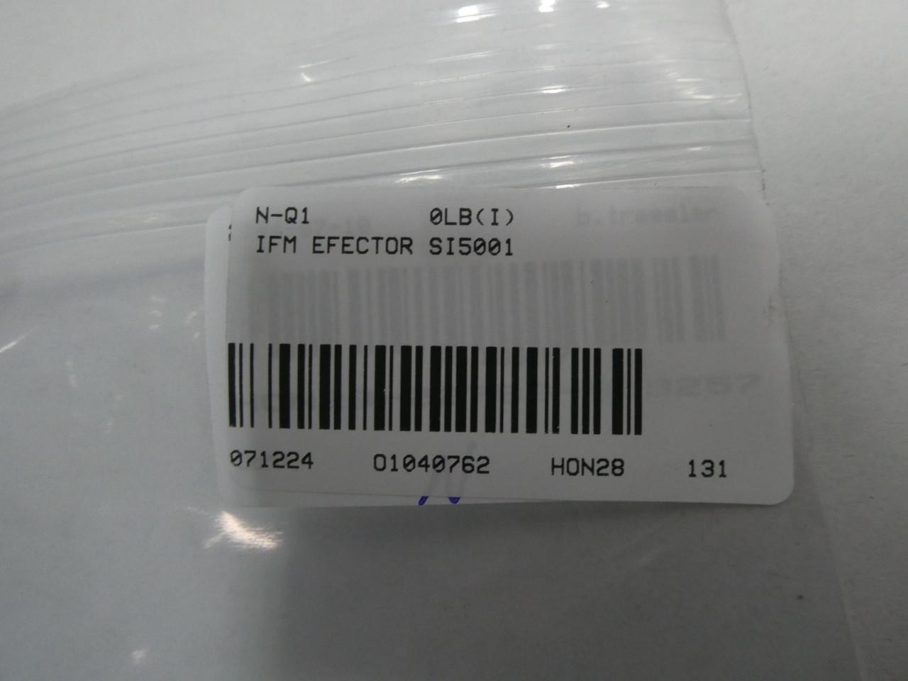 Ifm Efector SI5001 SID10ABBFNKG Flow Sensor 19-36v-dc