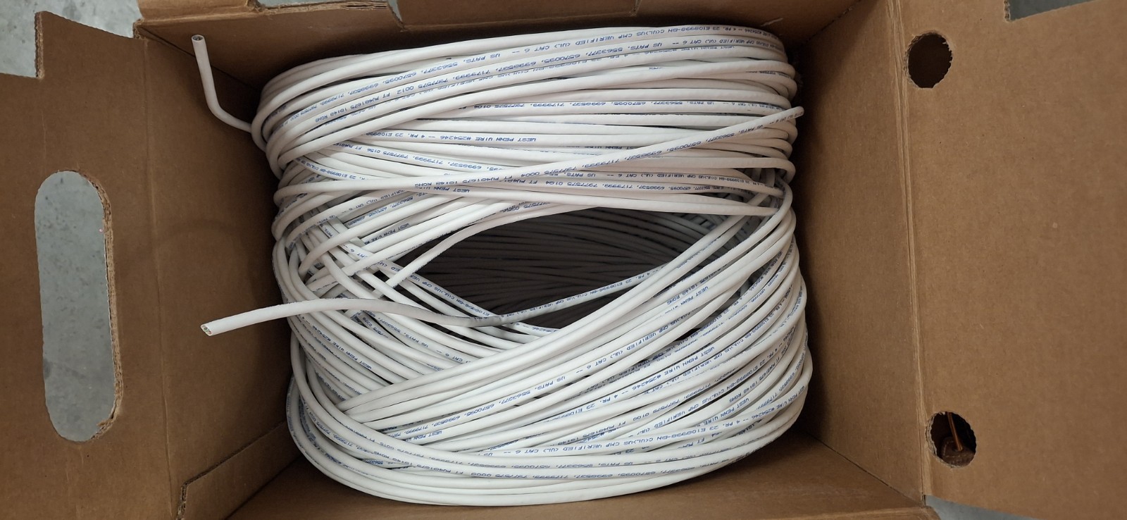 unshielded Cat-6 cable 429 ft