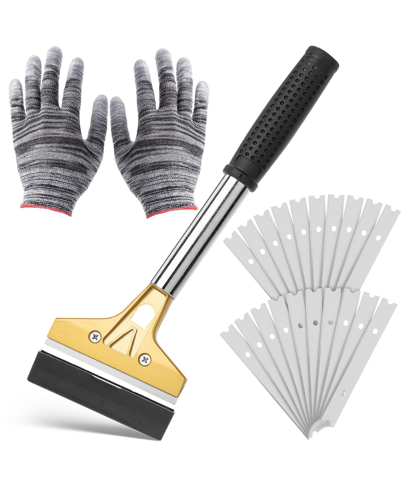 Bates- Razor Blade Scraper Tool, 4 Inch, Floor Tool with 20...