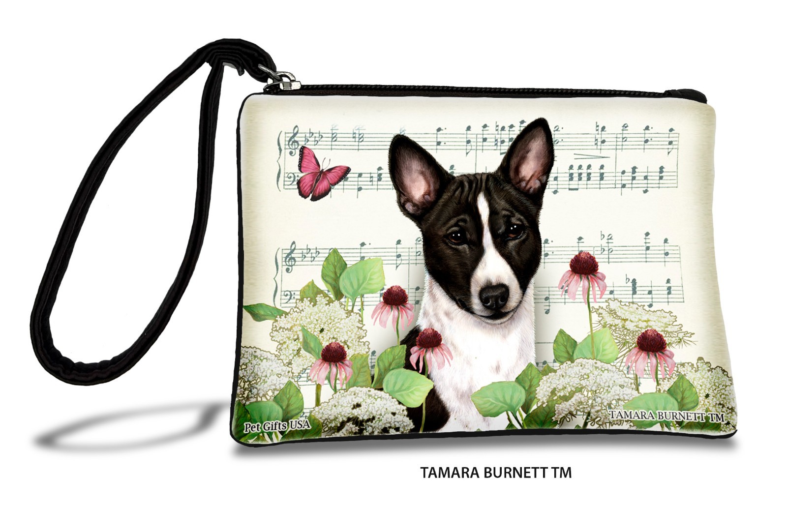 Basenji Zippies Pet Pouch Coin Purse