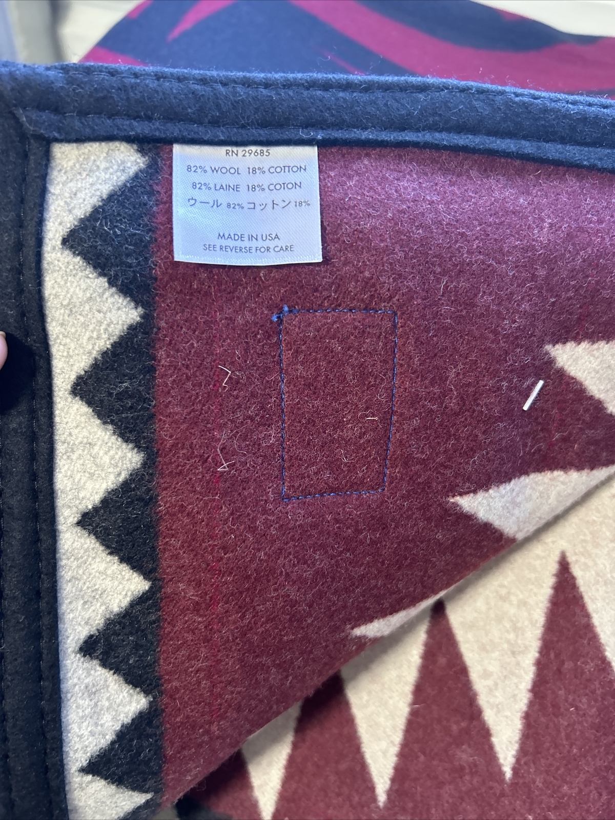 NWT Pendleton Grateful Dead Wool Blanket 64x80