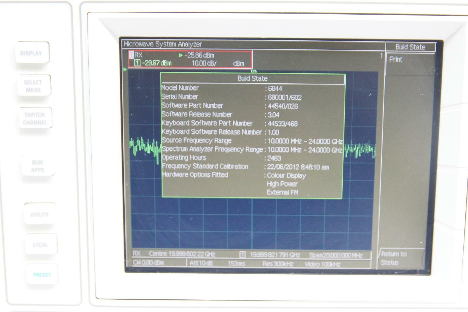 IFR 6844 10MHz - 24GHz RF / Microwave System Analyzer