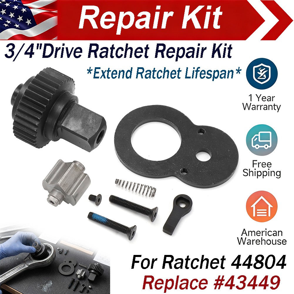 For Craftsman 3/4" Drive Ratchet Repair Kit 44804 – Extend Lifespan & Restore