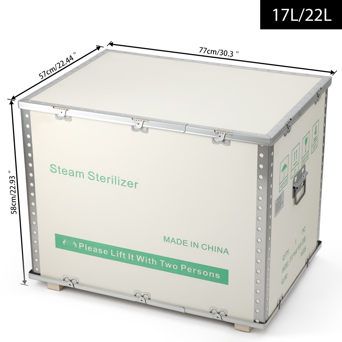 22L Dental Class B Autoclave Steam Sterilizer /Class N Sterilizer with Drying