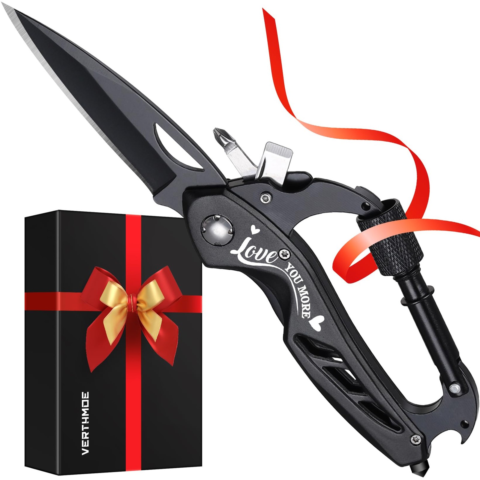 Gifts for Him Valentines, Valentines Day Men Husband, Black