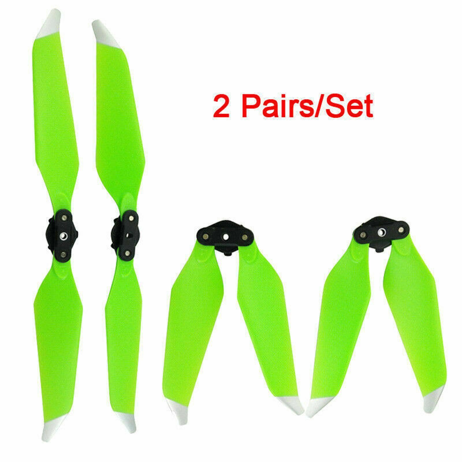 2Pair Quick-Release Green Propellers 8331F For DJI Mavic PRO Platinum Drone