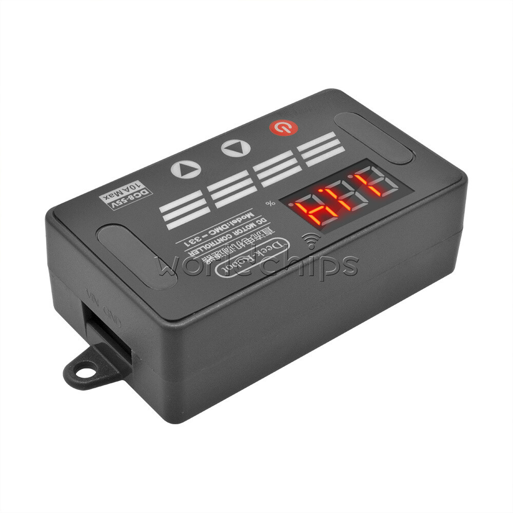 Digital Display DC 8-55V Max 10A PWM DC Motor Speed Regulator Switch Controller