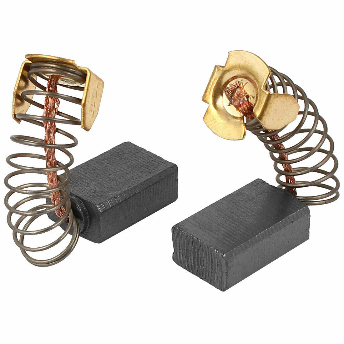 2 Pcs Replacement Motor Carbon Brushes 15mm x 10mm x 6mm for Electric Motors