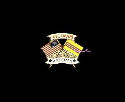 VN Veteran Flags + a custom promo pin